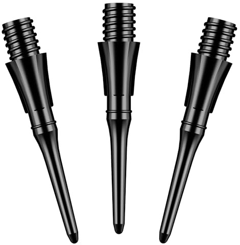 CyeeLife Punte per Freccette Professionali, Punte per Freccette in Plastica 1000 Pezzi, Filettatura 2BA, Punte di Ricambio per Softdarts, Punte per Softdarts, Soft Tips, Accessori per Freccette