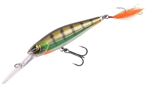 ZECK - Twitchbait für Barsch & Zander - Hitch | 7,5 cm | 2,0 m Suspender- Glam Perch (BA)