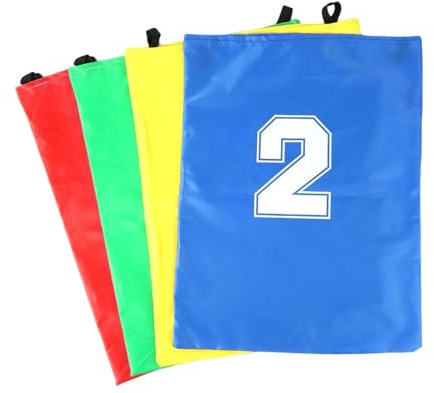 Bag Game Game for Kids - Set of 4 50x70cm Racing Bins for Birthday Parties, Outdoor Games, Picnics and Family Activities | Resistant Child Care Bags