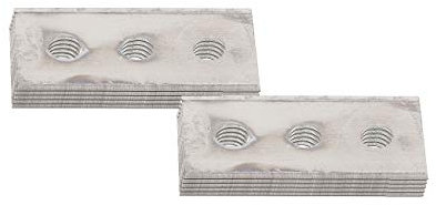 Viva Haushaltswaren Lot de 10 lames de rechange pour grattoir à plaques céramiques, grattoir à cuisinière, grattoir de nettoyage