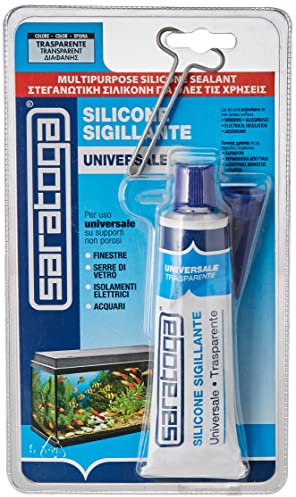 SARATOGA Silicona universal antimoho transparente, 60 ml