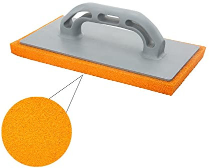 WOLFPACK LINEA PROFESIONAL - Talocha Espuma Naranja Mango De Fibra 14x28 cm. Acabado Fino