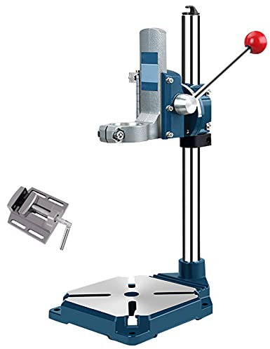 Bohrmaschinenständer, Bohrständer für Bohrmaschine, Bohrmaschinenständer mit Schraubstock, Bohrständer Fräsständer zum Präzisionsbohren