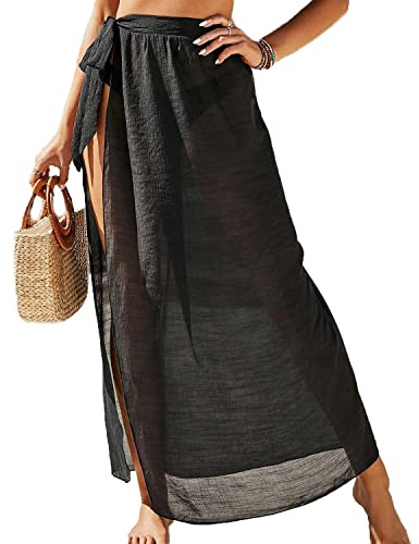 TBSCWYF Pareo Donna Nappa Gonna da Spiaggia Coprire Multiuso Beach Wrap Copricostumi Estate