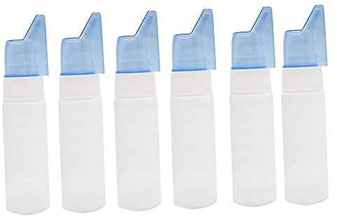 Healeved 6pièces Bouteilles Vaporisateur Nasal Rechargeables Flacons Pour Spray Compact Et Étanche Pour Soins Nasaux Et
