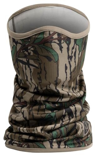 BLOCKER OUTDOORS Lightweight Finisher Face Mask and Neck Gaiter for Hunting (MO Greenleaf)