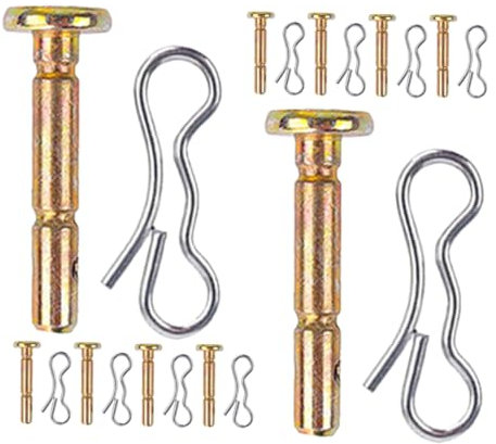 Hemobllo 12juego Accesorios para Quitanieves Pasadores De Corte Metálicos Kit De Reparación para Barredora De Repuesto para Quitanieves Surtido De Pasadores para Corte