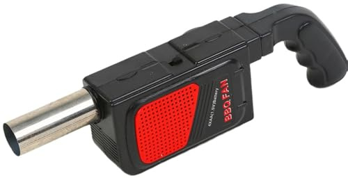 Nuiorfty Ventilatore per barbecue Ventilatore portatile robusto da 10 4 pollici con manico Soffietto per camino portatile per campeggio Escursionismo Picnic Cottura