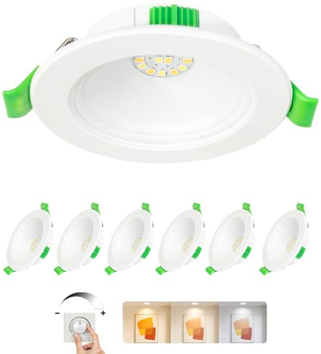 Laiebri Spot LED Encastrable 230V Dimmable 5W Extra Plat Spots de Plafond