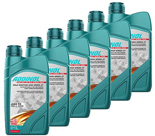 Addinol 6X Motoröl Motorenöl Motor Motoren Motor Oil Engine Oil 2-Takt Pole Position High Speed Motorrad 1L