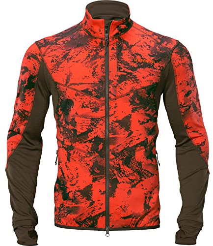 Härkila | Wildboar Pro camo fleece Jacke | Professionelle Jagd Kleidung & Jagd Zubehör für Herren & Damen | Skandinavische Qualität Made to Last | AXIS MSP®Wildboar orange/Shadow brown, XXL