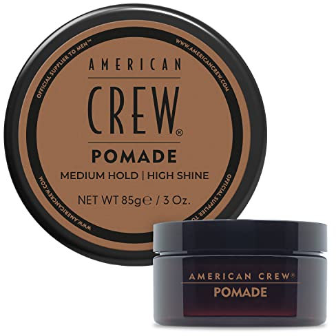 American Crew Pomata con tenuta media e alta lucentezza, regali per uomini, per forma e controllo, pomata a base d'acqua, acconciatura per uomo - 85 g