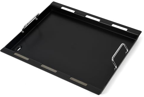Stanbroil full storlek grillinsats för Weber Spirit 200-serien 2-brännare gasgrillar, keramiskt belagt nonstick platt topp för Weber Spirit I & II 200-serien gasgrill, svart