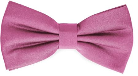 Ladeheid Elegante Herren Fliege - Hochwertig, Matt, Verstellbar, Perfekt für Hochzeit, Party, Büro. Ideal für Männer, Frauen, Teenager BMM (12cm x 6cm, Rosa)