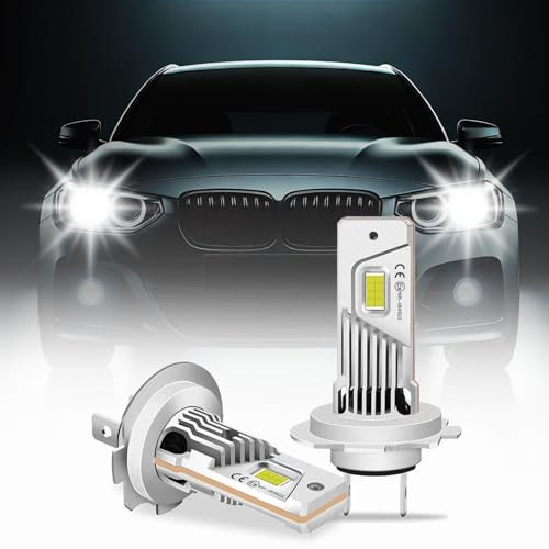 MOTORHOOK H7 Halogen Scheinwerferlampe 5500K | 12V | H7 55W | Abblendlicht | Auto Lampe | Plug and Play | 2 Stücke-6000K