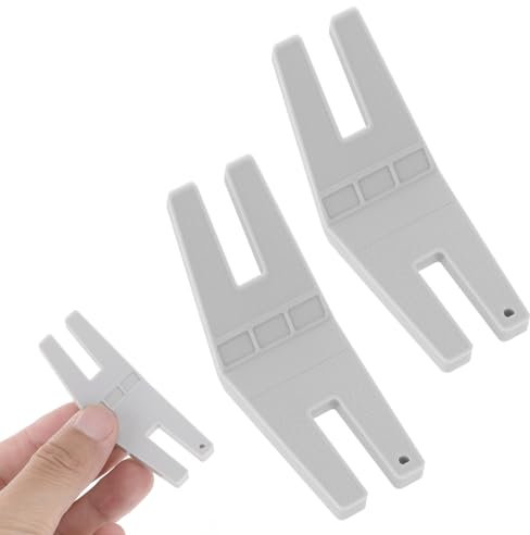 2 Stück Höckerspringer Nähwerkzeuge Sperrige Kunststoff Nähfuß Nahthilfe Nahtbrücken Buckel Presse Fuß Nähen Maschine Zubehör für Naht Hilfe Saum Presserfüße