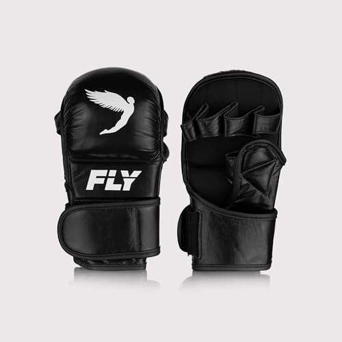 FLY Shadow 2.0 MMA Gloves — Premium Leather Grappling and Sparring Gloves for Men and Women
