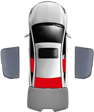 Auto Sonnenschutz pour Mitsubishi pour Lancer pour Evo X 2007-2016 Rideau Pare-Brise Avant Et Arrière Bébé Pare-Soleil Voiture Pare Soleil Voiture(3PCS)