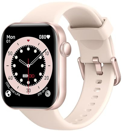Montre Connectée Femme Homme avec Appels Bluetooth, 1.85 HD Smartwatch avec 140+ Modes Sportifs, Etanche IP68 Montre Connectee avec Podometre/Cardiofrequencemetre/Moniteur de Sommeil pour Android/iOS