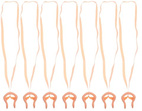 HOODANCOS Clip Nasali da Nuoto in Silicone con Corda Set 7 Pezzi per Adulti e Morsetto Nasale Antiscivolo con Custodia Portatile per Piscina e Allenamento Sport Acquatici