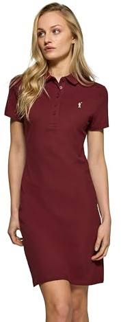 Polo Club Robe Polo avec Logo Femmes 100% Coton