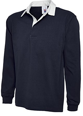 Uneek, maglietta da rugby per uomo Navy Large