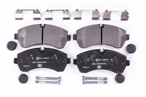 HELLA 8DB 355 005-531 Brake pad set - prepared for wear indicator - C6026 - for e.g. MERCEDES-BENZ / VOLKSWAGEN