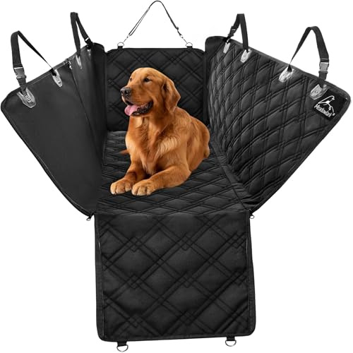 Meadowlark Dog Car Seat Cover, Heavy Duty Hammock, XL Trucks, Black