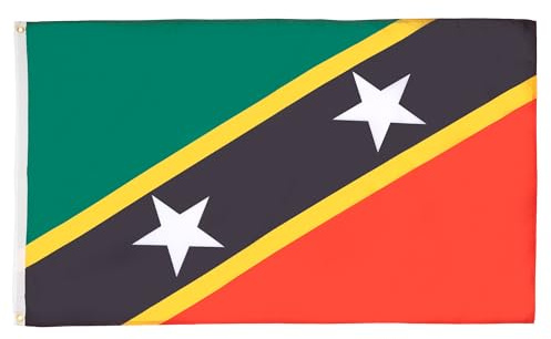 AZ FLAG Z_176 Bandiera Saint Kitts e Nevis, 150 x 90 cm