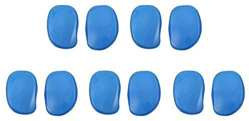 Beaupretty 10 Pezzi di Plastica Professionale Copri Orecchie Protettore Scudo Tinture per Parrucchieri Coloranti Cuffie da Bagno per La Protezione Delle Orecchie Blu
