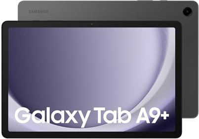 Samsung Galaxy Tab A9+ Android Tablet, 64GB Storage, Large Display, 3D Sound, Graphite, 3 Year Manufacturer Extended Warranty (UK Version)