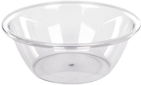 Alipis Transparent Wash Basin - Clear Round Plastic Washing up Bowl- Multipurpose Bath Tub - Washing up Bowls for Sink Home Kitchen Bathroom