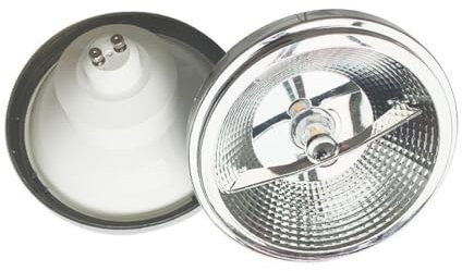 Fengyan Ampoules domestiques, Lot de 10 ampoules LED AR111 COB, AC/DC 12 V, 12 W, GU10/G53 ES111, 111 x 68 mm, en aluminium(Cold white,G53 12W)