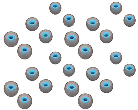 EMUKOEP 24 UDS Silicone Ears Plugs for Replacement Ears Comfortable Silicone to Block Excess Noise for Headphones for Headphones