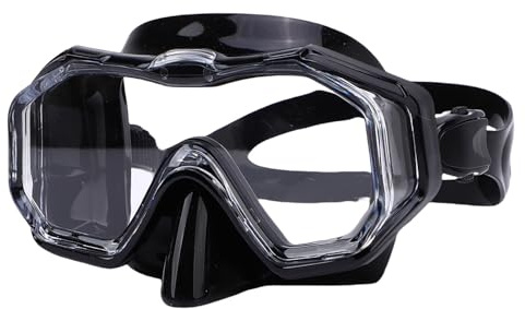 Yechiry Lunettes de Natation, de Large à 180°, Verres Incassables, Protège-Nez Souple et Sangle à Réglage Rapide. Masque de Natation pour Adultes, Hommes, Femmes et Jeunes, Idéal pour