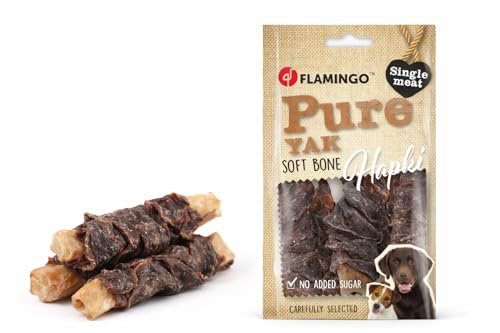 Snacks para Perros - hapki Pure Hueso - Yak - Cuidado Dental - 100g