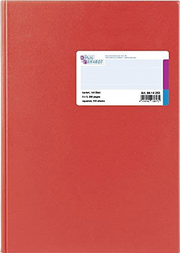 König und Ebhardt König & Ebhardt 8614253 Geschäftsbuch / Kladde (A4, kariert, 70g/m², 144 Blatt Klebebindung)
