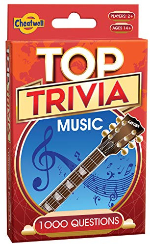 Cheatwell Games Top Trivia-Music, Multicolor