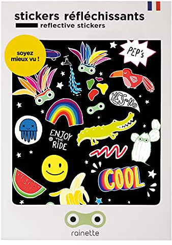 Reflektierende Aufkleber, 13.7cm x 17.2cm, Peps