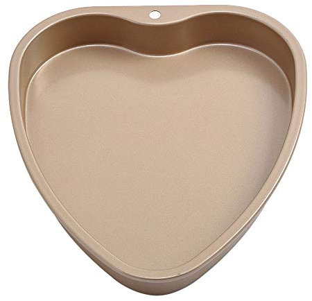 i enjoy + Heart Cake Pan,Non-Stick Heart Cake Tins for Baking Large 12 inch,Carbon Steel PFOA & BPA Free
