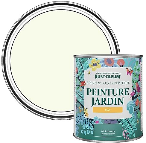 Rust-Oleum Light Green Mould Resistant Garden Paint in Matt Finish - Apple Blossom 750ml