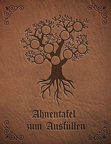 Ahnentafel zum Ausfüllen: Buch für Hobby Ahnenforschung für mehrere Generationen, Familien Stammbaum und Familiengeschichte für Ahnenbuch, Stammbuch ... Datenblätter & Rechercheprotokolle, Weltkarte