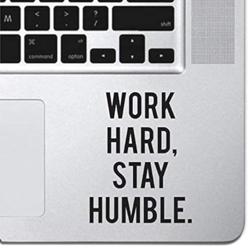 2PCS Hustle Hard Stickers – 3x4 Inches Vinyl Motivational Laptop Decals – Work Hard Stickers for Laptop, Luggage, Scrapbook, Computer, Waterproof