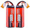 SUNPADOW 6000mAh 4S 14,8V Lipo Akku 70C mit XT90 für RC Buggy Fahrzeuge Auto LKW Tank Boot Rennsport Hobby (2 Pack)