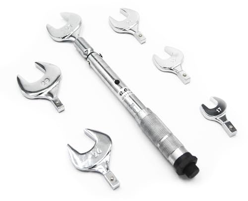 3S SuperSamaStore Juego de llaves dinamométricas profesionales para apriete, accesorios de climatizador, kit de 6 llaves torsiométricas en maletín para instalación de aire acondicionado