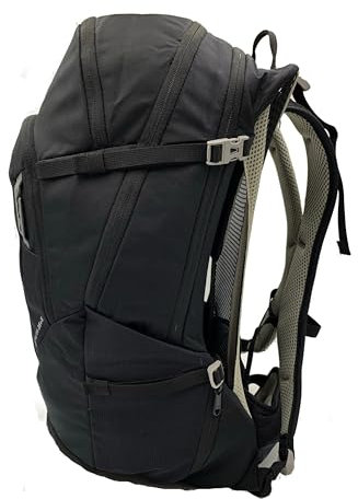 VAUDE Fahrrad Rucksack Bike Alpin 25+5, Rucksack Fahrrad wasserdicht Damen & Herren, geräumiger Rucksack fürs Fahrrad mit Rückenbelüftung, reflektierende Elemente und Volumenerweiterung (black)