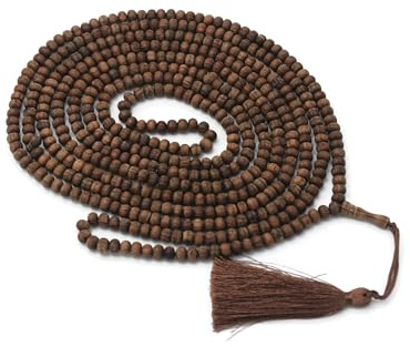 Muslimskt radband i enbärsträ - 500 handgjorda pärlor med elegant islamisk tasbih tofs för bön och meditation