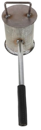 UKCOCO Fire Extinguishing Pot Bbq Charcoal Extinguisher with Lid Thickened Steel Fire Extinguisher Canister 12cm Diameter 14cm Height for Home Outdoor and Camping Use