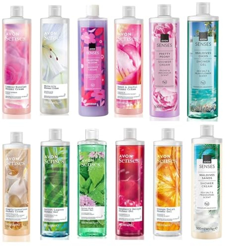 4 x Avon Shower Gel Creams 500ml Lucky dip Bundle