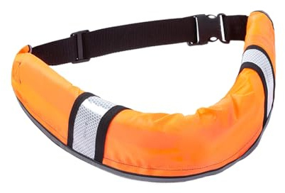 Cinturón de natación - Cinturón de flotación inflable lleno de aire, equipo de seguridad flotante ajustable | Viaje compacto - Soporte de cintura para salvar vidas, ayuda a la flotabilidad duradera